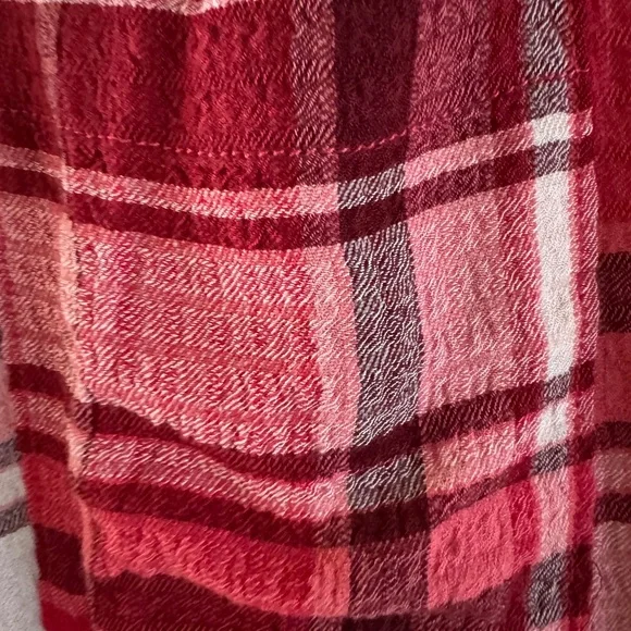 Anthropologie Pilcro Plaid Gauze Shirt-XL-NWT - Picture 11 of 12